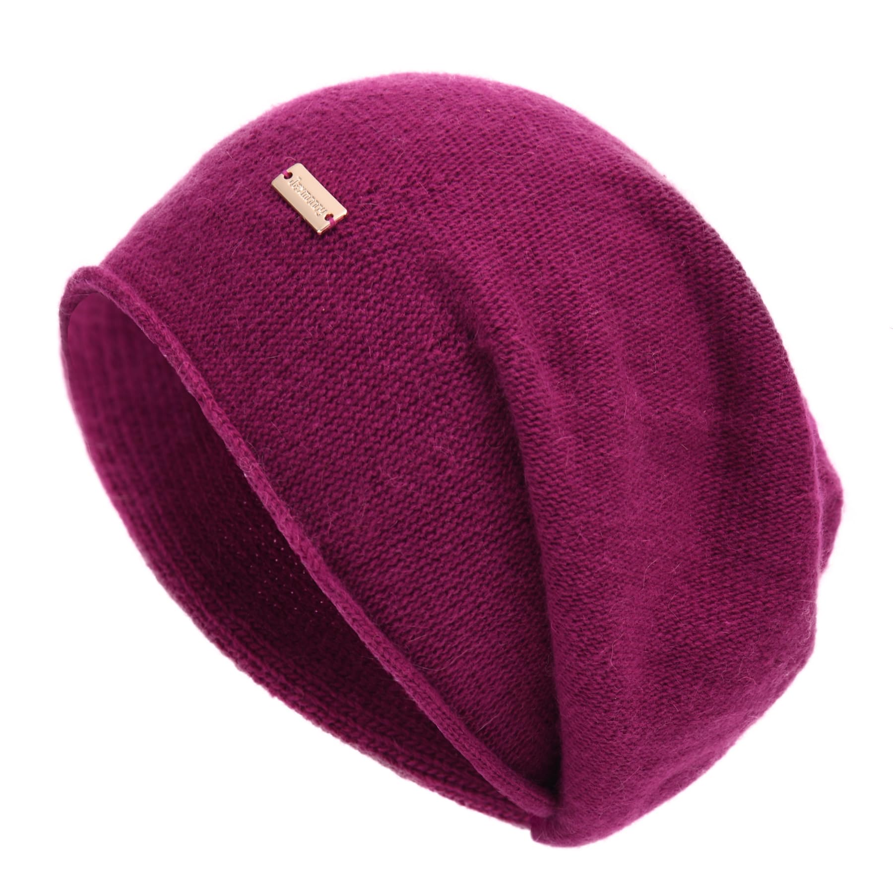 jaxmonoy Slouchy Knit Beanie Hat for Women Winter Soft Warm Ladies Laightweight Slouch Knitted Skull Beanies Cap